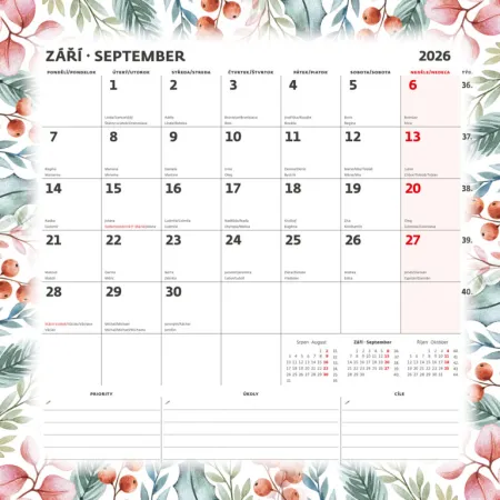 Plánovací kalendář (N176-26)