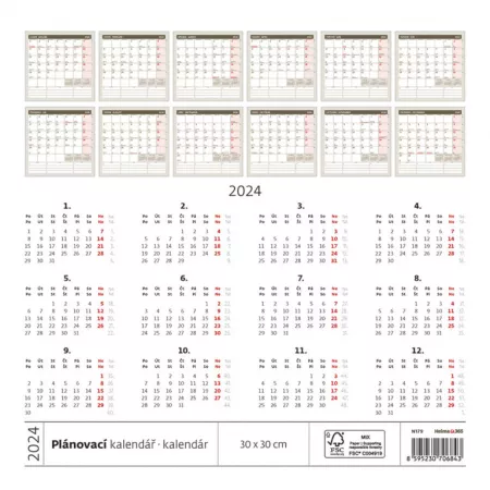Plánovací kalendář (N179-24)