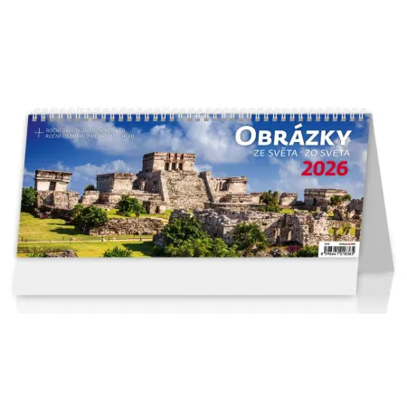 Plánovací kalendář Obrázky ze světa (S54-26)