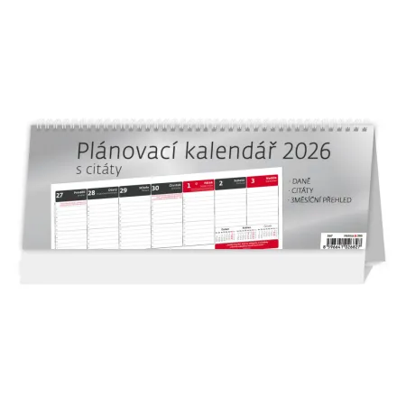 Plánovací kalendář s citáty (S67-26)
