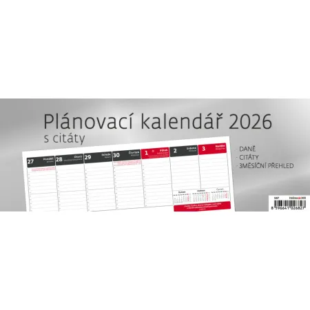 Plánovací kalendář s citáty (S67-26)