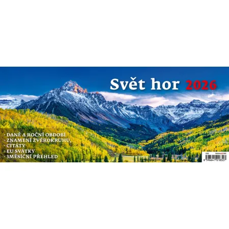 Plánovací kalendář Svět hor (S50-26)