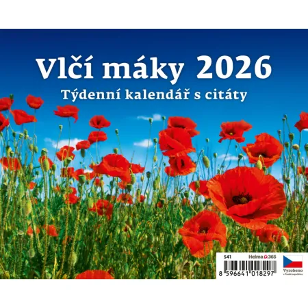 Plánovací kalendář Vlčí máky (S41-26)