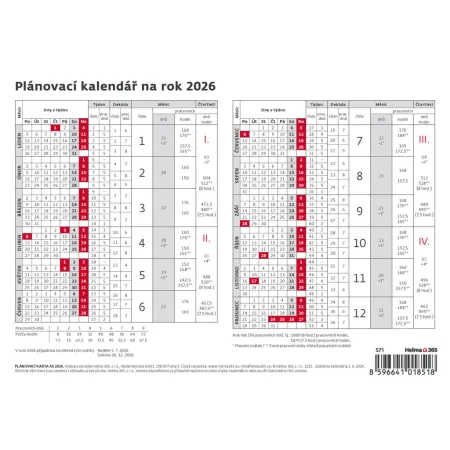 Plánovací karta (S71-26)