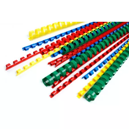 Plastové kroužkové hřbety P1220 pro vazbu 22 mm - různé barvy