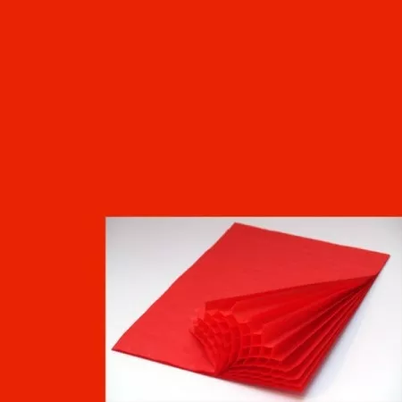 Plástvový papír 30listů červený 17,6x24,6cm