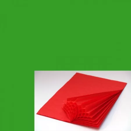 Plástvový papír 30listů zelený 17,6x24,6cm