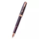 Plnicí pero 18K Parker Sonnet Purple Chiselled PGT, hrot F