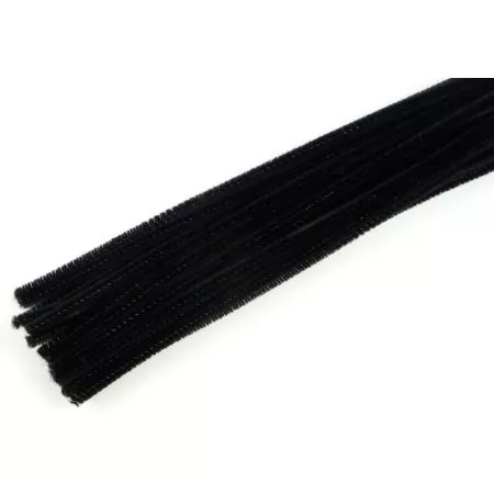 Plyšový drátek Tempus 30cm černá barva - 20ks