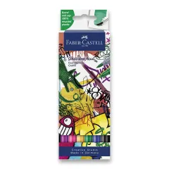 Popisovač Faber-Castell Goldfaber Aqua Dual Marker Graffiti sada, 6 barev