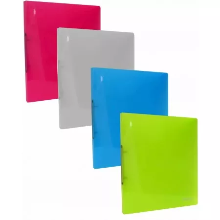 Pořadač A4 PP 2 kroužkový SCONTO čirý