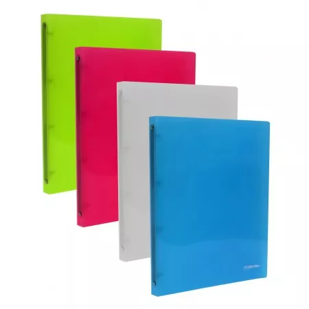 Pořadač A4 PP 4 kroužkový SCONTO čirý