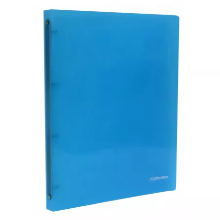 Pořadač A4 PP 4 kroužkový SCONTO modrý