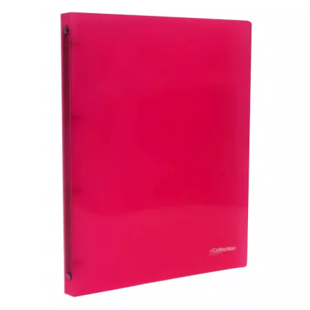 Pořadač A4 PP 4 kroužkový SCONTO růžový