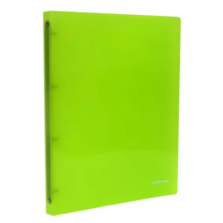 Pořadač A4 PP 4 kroužkový SCONTO zelený