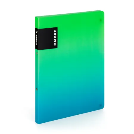 Pořadač PP A4 2kr. OMBRE zelená 6-94025