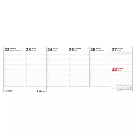 Poznámkový kalendář (S65-24-A)