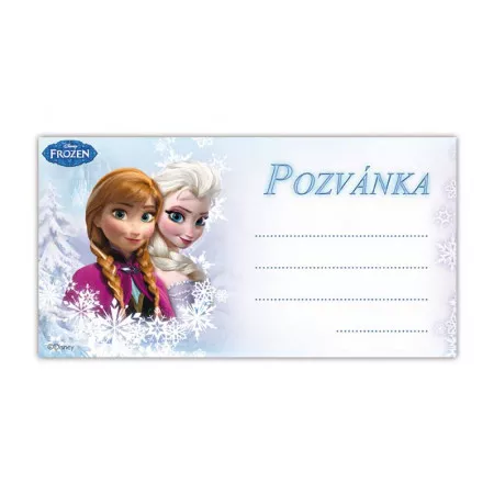 Pozvánka MFP Y03 Disney Frozen (10ks) (190x100mm) 1240649