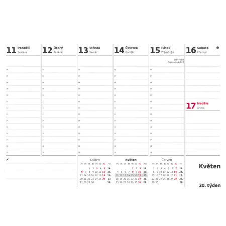 Pracovní kalendář (S57-26)