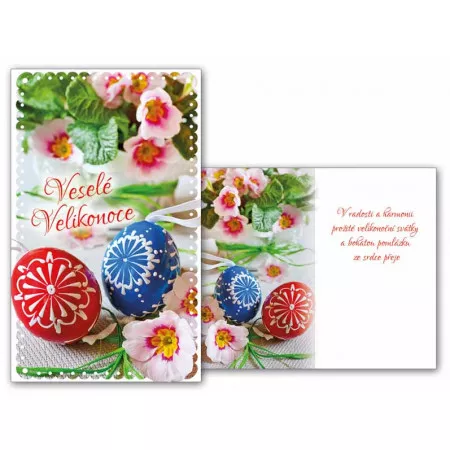 Přání Velikonoční malé N02 062 Z s textem