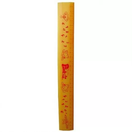 Pravítko 40cm Diddl & Friends, medvídek Pimboli, žluté