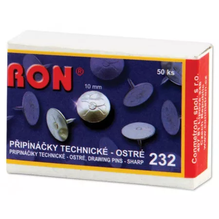 Připínáčky RON 232 technické průměr 10 mm 50 ks v balení