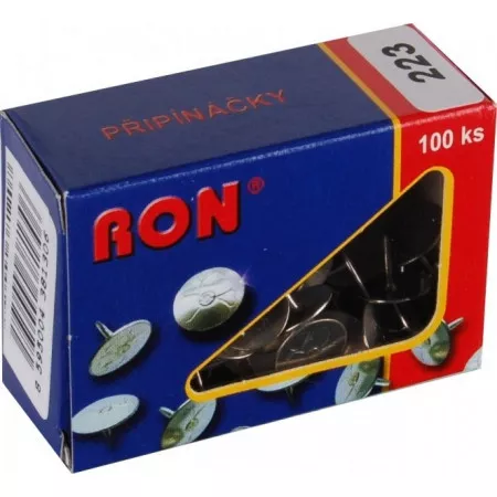 Připínáčky RON 223 nýtované průměr 11mm 100 ks v balení