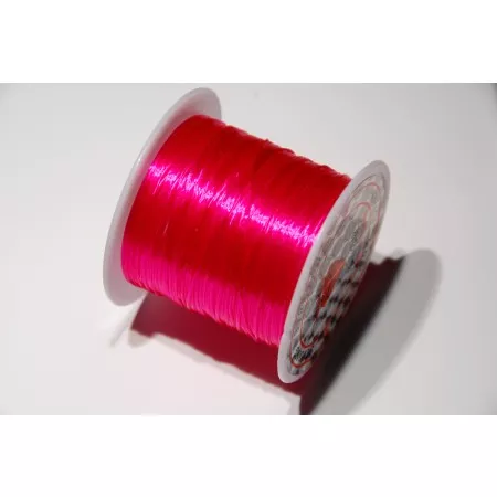Pružná elastická šňůrka (elastoměr) cca 0,25x1mm červená