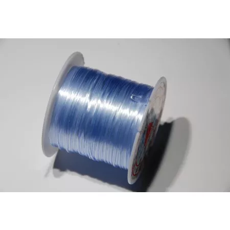 Pružná elastická šňůrka (elastoměr) cca 0,25x1mm modrá