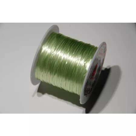 Pružná elastická šňůrka (elastoměr) cca 0,25x1mm zelená
