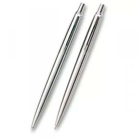 Psací souprava Parker Jotter Stainless Steel CT, KT + MT