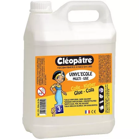 PVA bílé lepidlo Cleopatre 5 kg (vhodné na výrobu slizu)