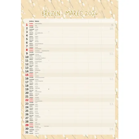 Rodinný plánovač (N200-26)