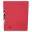 Rychlovazač papírový A4 závěsný celý (RZC), červený