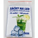 Sáčky na led DOMO, 10 sáčků na 180 pecek