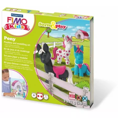Sada Fimo Kids Form & Play Poníci