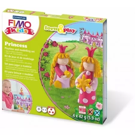 Sada Fimo Kids Form & Play Princezny