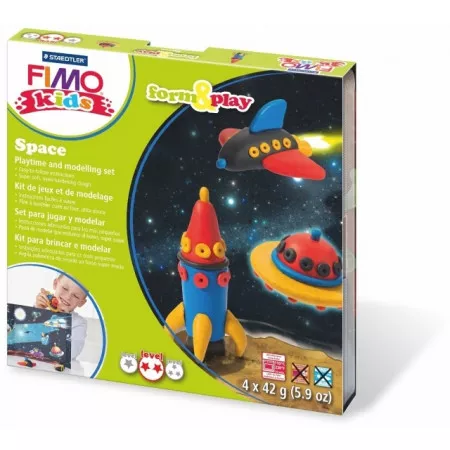 Sada Fimo Kids Form & Play Vesmír