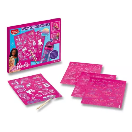 Sada Maped Creativ Barbie Scratching Sticker