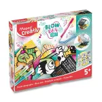 Sada Maped Creativ Blowpen Pop ́Art Foukací pero 6 barev