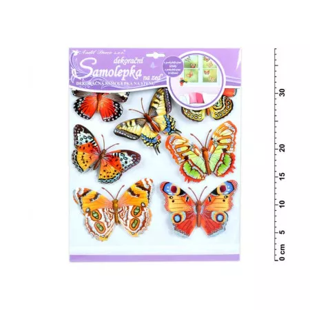 Samolepky na zeď 10161 motýli skuteční 30,5x30,5 cm