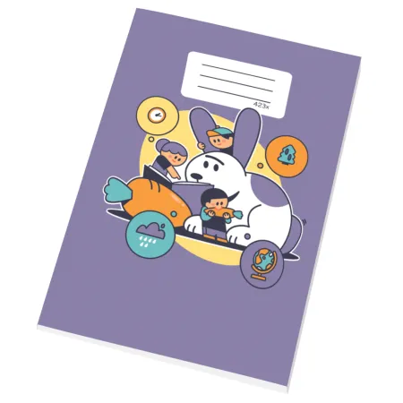 Sešit 423x Premium A4 linka, čistý - Čtenářský deník