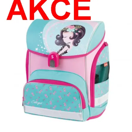 Školní aktovka Cute girl - POSLEDNÍ KUS !!