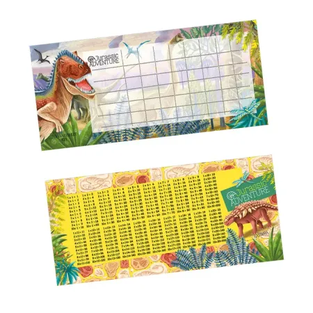 Školní aktovka Jurassic adventure - dinosaurus, zelená