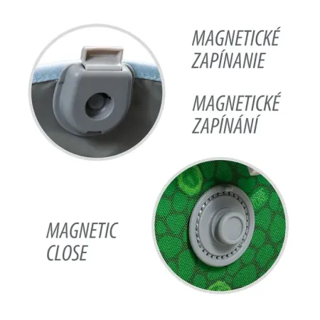 Školní aktovka Jurassic adventure - dinosaurus, zelená