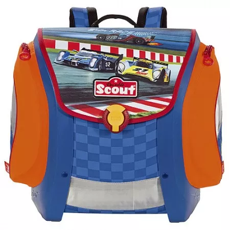 Školní aktovka Mega Scout, závodní formule