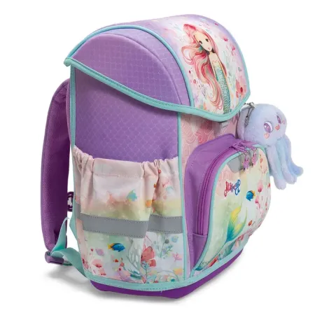 Školní aktovka Mermaid - mořská panna, fialová