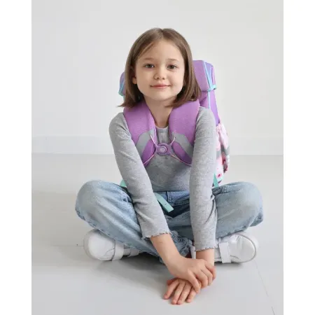 Školní aktovka Mermaid - mořská panna, fialová