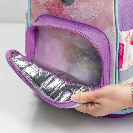 Školní aktovka Mermaid - mořská panna, fialová