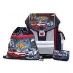 Školní aktovkový set EMIPO ERGO ONE, motiv City Cars 3-dílný